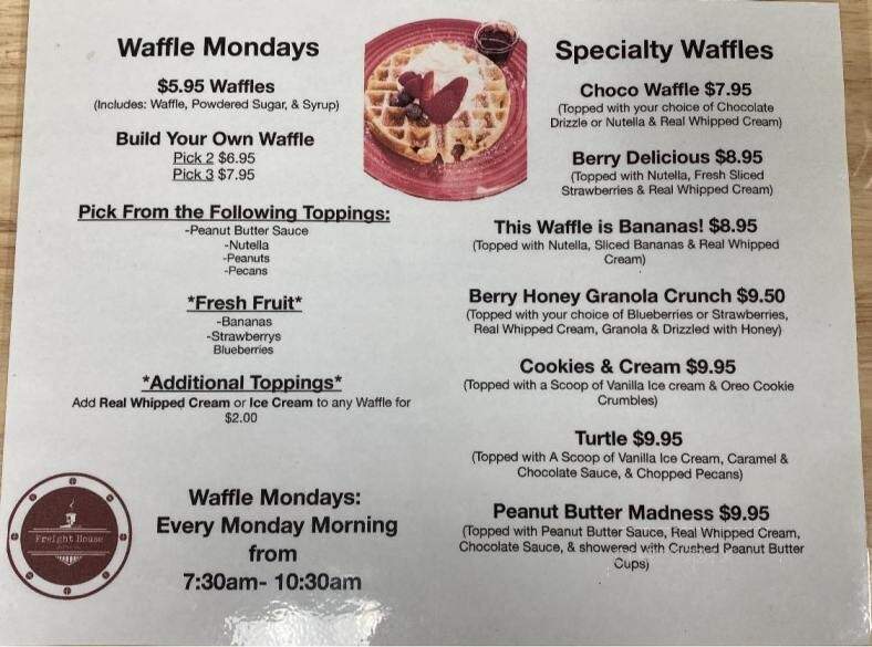 Freight House Coffee Company - Oregon, OH menu_pic