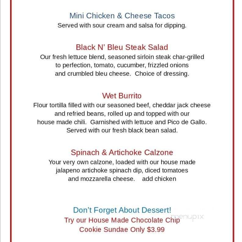 Skybox Sports Grill - Highland, MI menu_pic