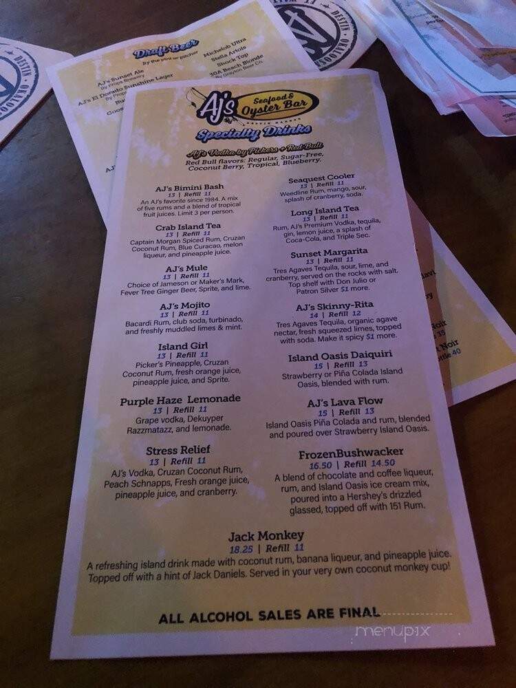 A J's Seafood & Oyster House - Destin, FL