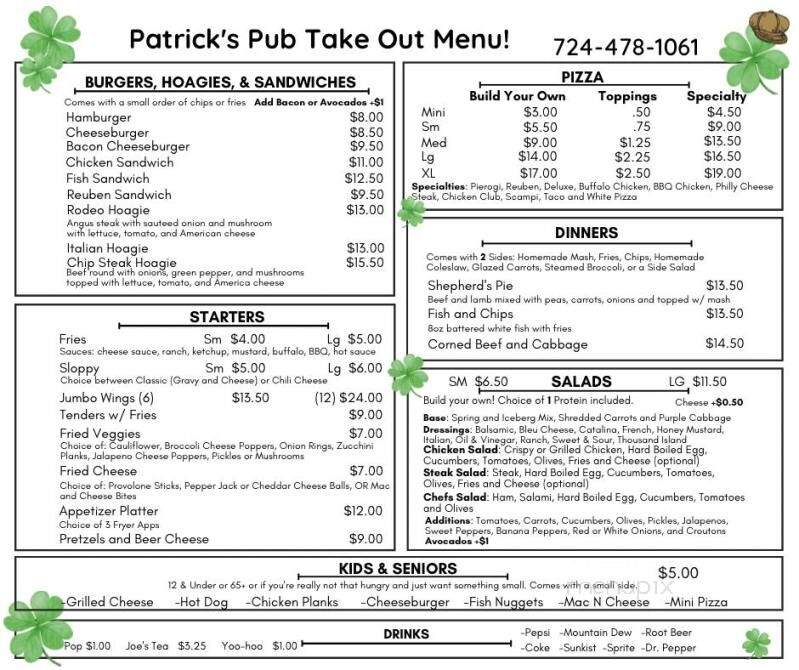 Patrick's Pub - Apollo, PA