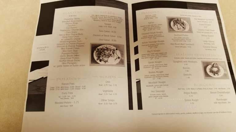 Patrick's Pub - Apollo, PA menu_pic