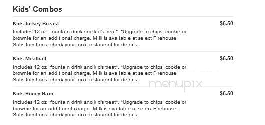 Firehouse Subs - Aiken, SC menu_pic