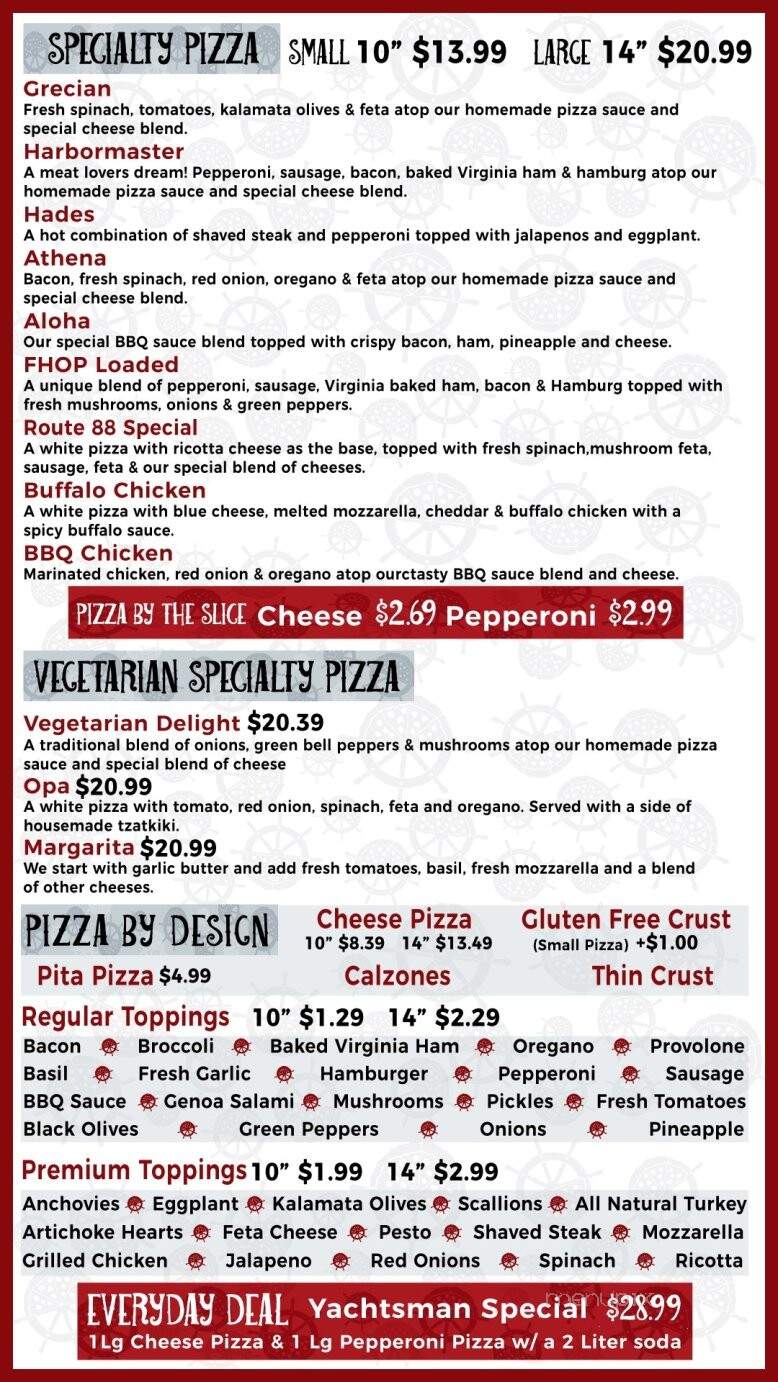 Foreside House of Pizza - Falmouth, ME menu_pic