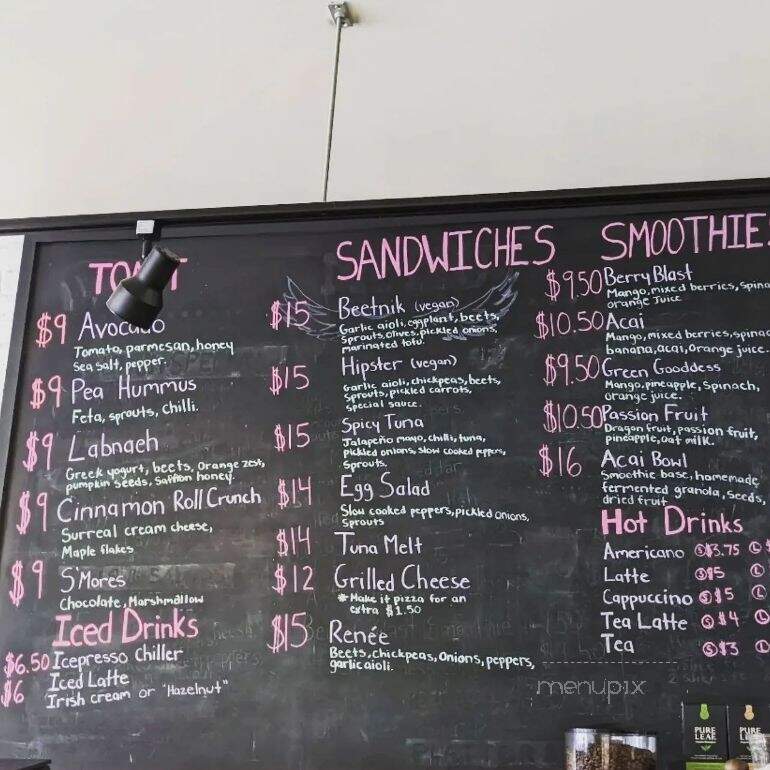 Surreal Sweets - Toronto, ON menu_pic