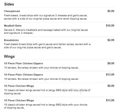 Marco's Pizza - Corinth, MS menu_pic