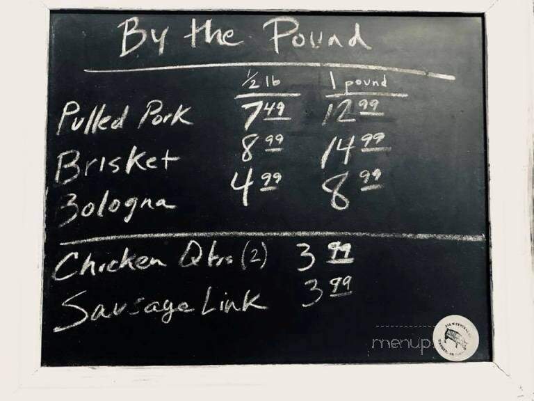 Robertson Smokehouse - Warren, AR menu_pic