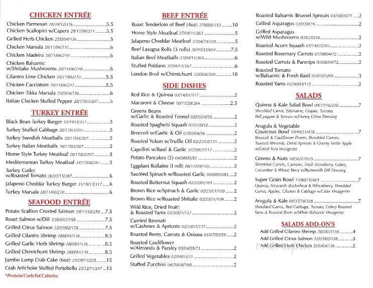 Lovejoy's Market - BALTIMORE, MD menu_pic