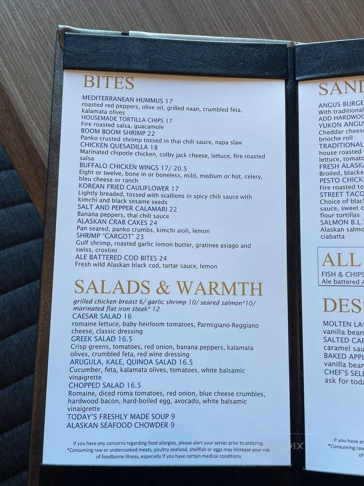 Great Room - Anchorage, AK menu_pic