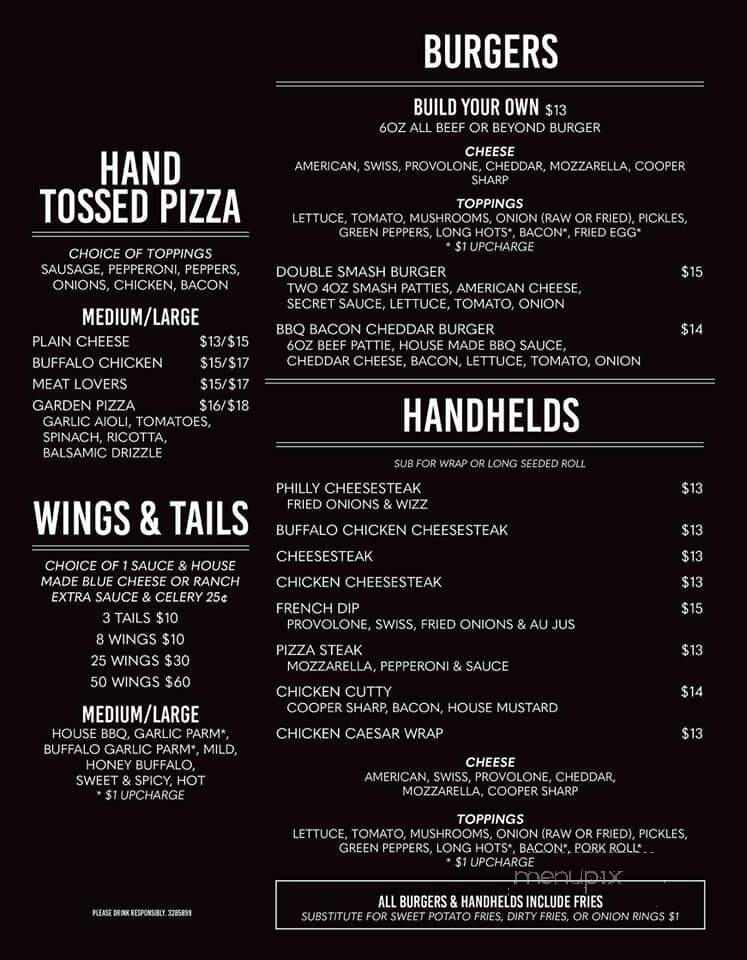 Moonshiners Bar and Grill - Mays Landing, NJ menu_pic