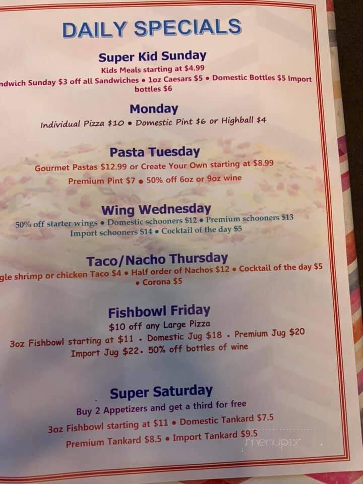 Boston Pizza - Fort Saskatchewan, AB menu_pic