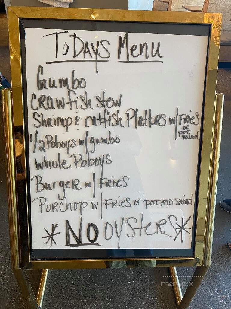 New Orleans Food & Spirits - Harvey, LA menu_pic