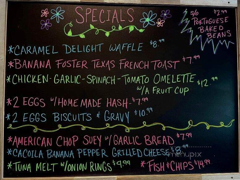 The Little Village Cafe - Fairhaven, MA menu_pic