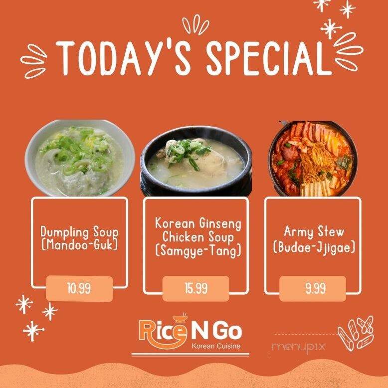 Rice N Go - Cleveland, TN menu_pic