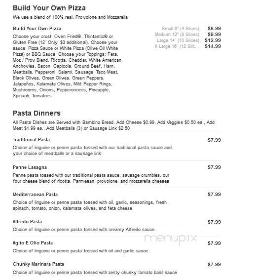 De Felice Brothers Pizza - Saint Clairsville, OH menu_pic