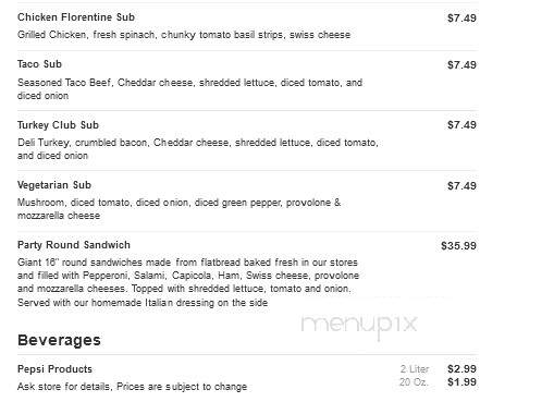 De Felice Brothers Pizza - Saint Clairsville, OH menu_pic