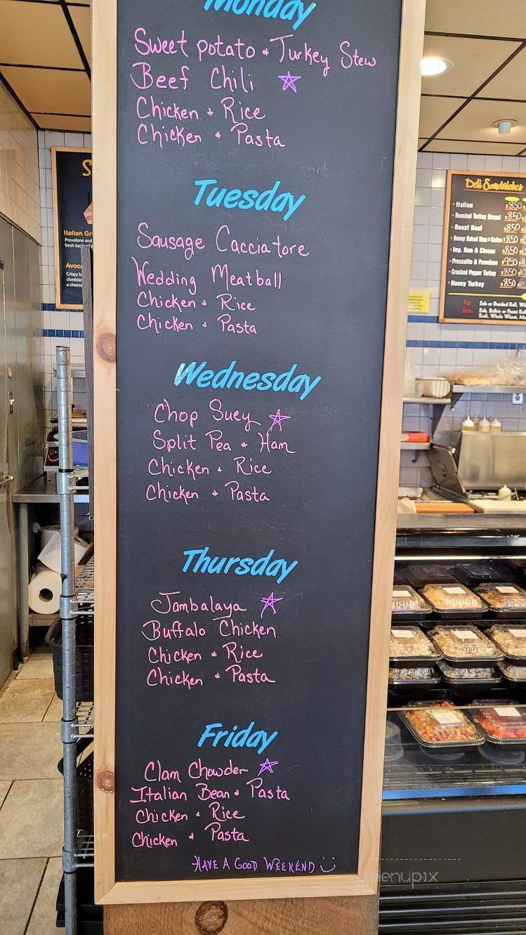 Sammy's Deli - Burlington, MA menu_pic