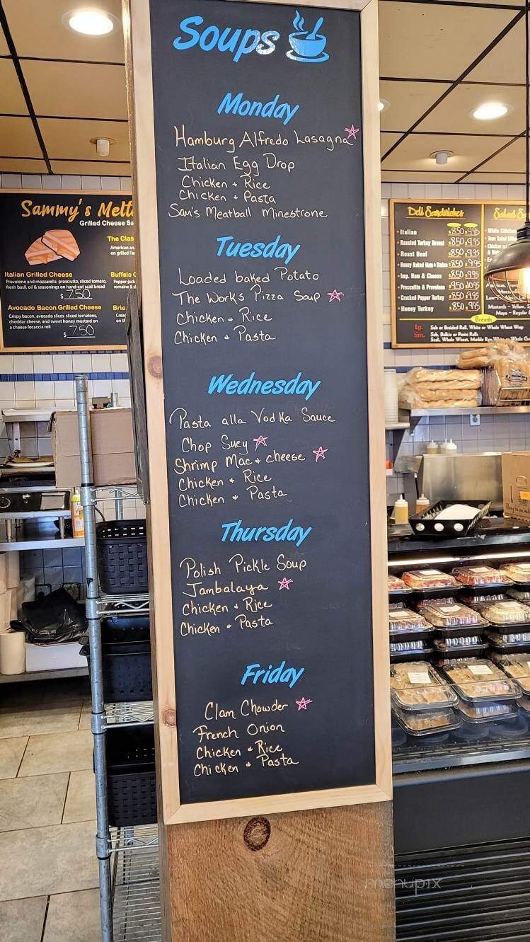 Sammy's Deli - Burlington, MA menu_pic