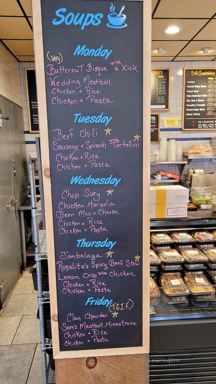 Sammy's Deli - Burlington, MA menu_pic