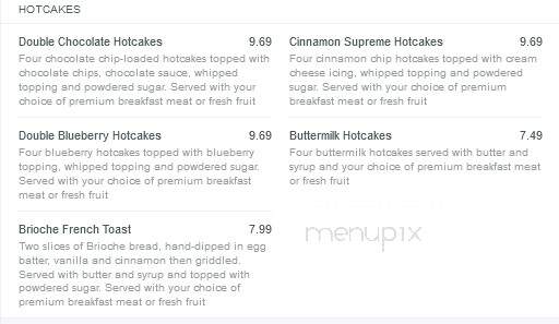 Bob Evans Restaurant - Hermitage, PA menu_pic