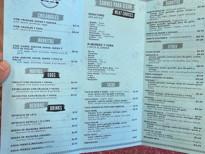 Casa Jalisco - West Sacramento, CA menu_pic