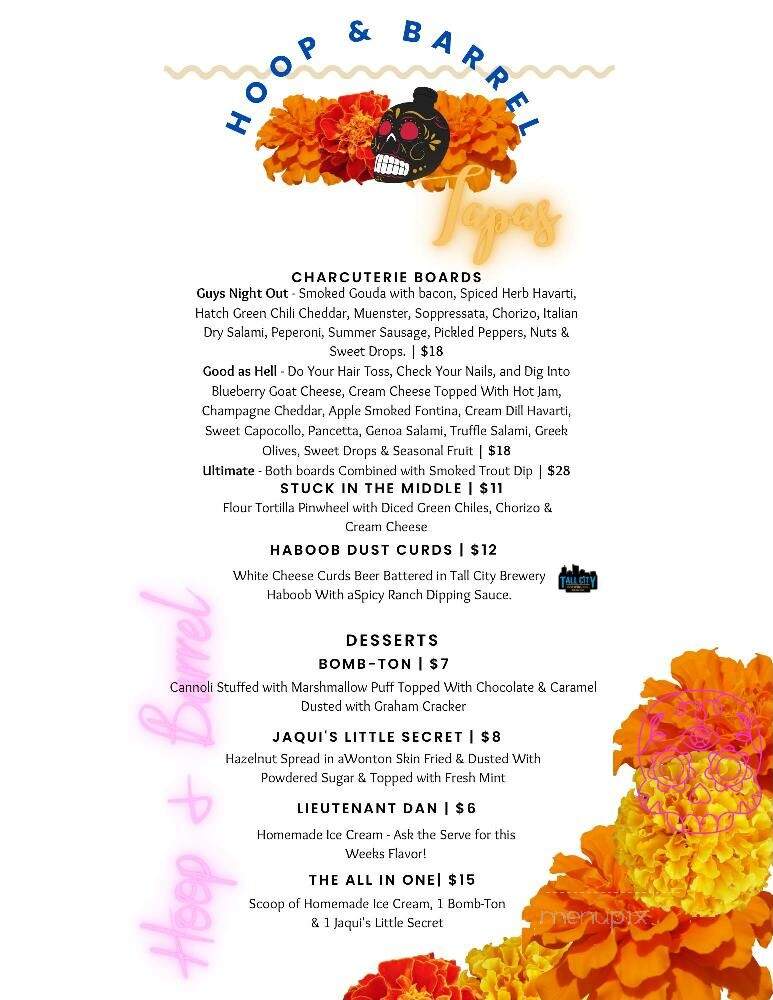 Hoop and Barrel - Midland, TX menu_pic
