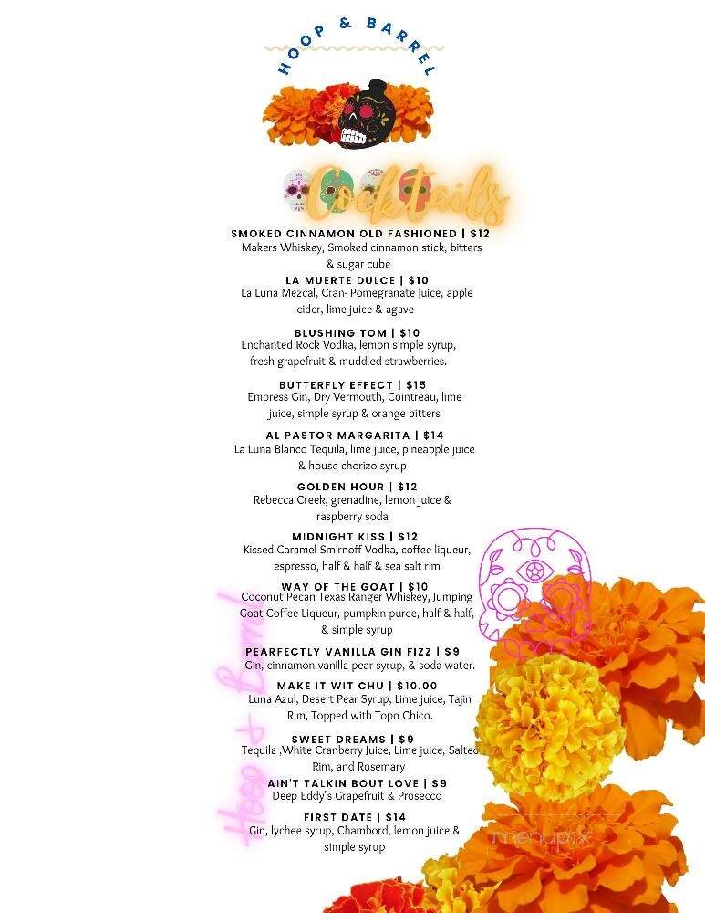 Hoop and Barrel - Midland, TX menu_pic