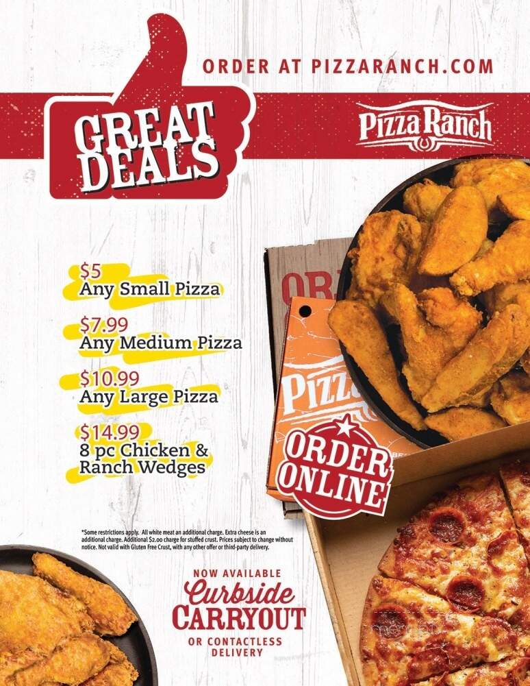 Pizza Ranch - Harlan, IA menu_pic