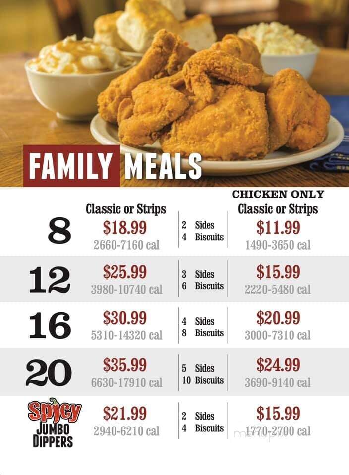 Lee's Famous Recipe Chicken - Lawrenceburg, KY menu_pic