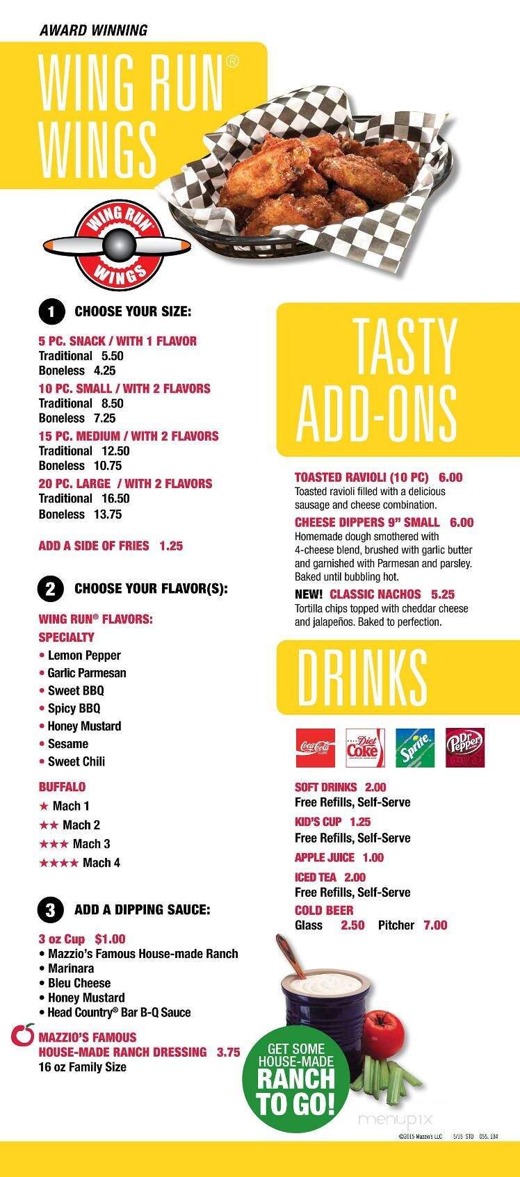 Mazzio's Pizza - Enid, OK menu_pic