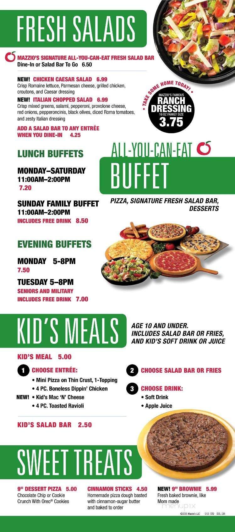 Mazzio's Pizza - Enid, OK menu_pic