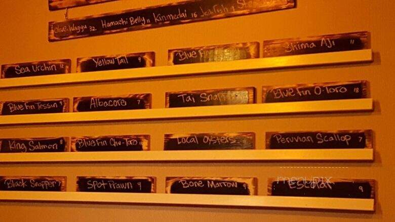 Sushi | Bar Montecito - Montecito, CA menu_pic