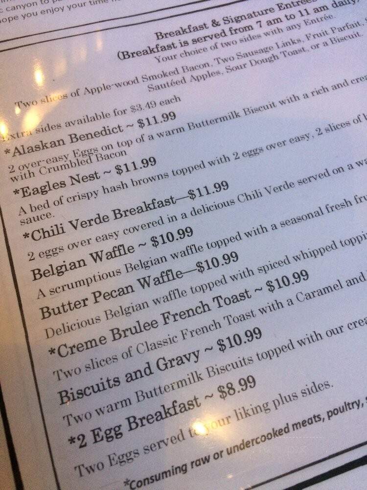 Alaskan Inn Cafe - Ogden, UT menu_pic
