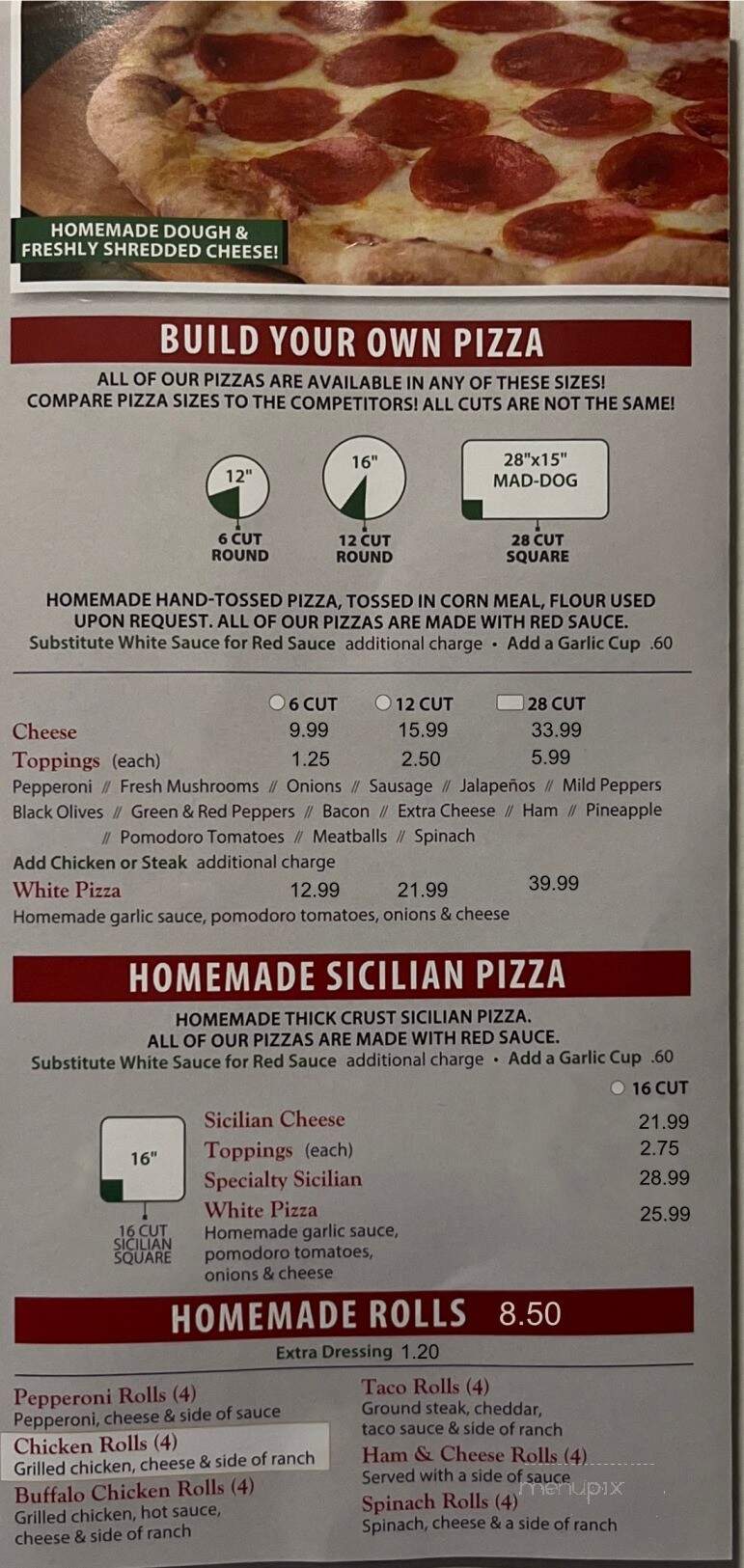 Prospect Pizza - Prospect, PA menu_pic