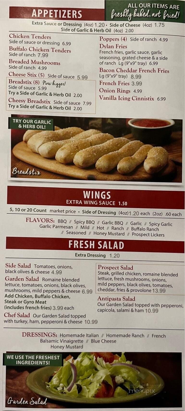 Prospect Pizza - Prospect, PA menu_pic
