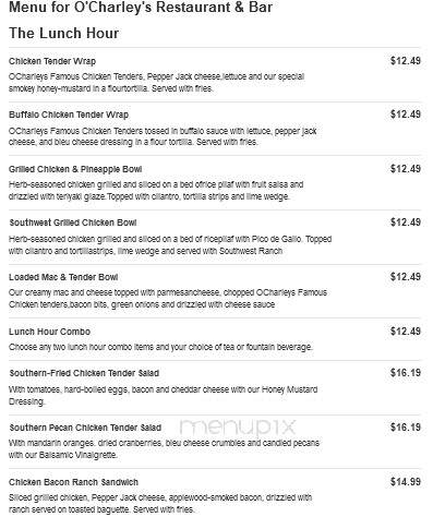 O'Charley's - Franklin, TN menu_pic