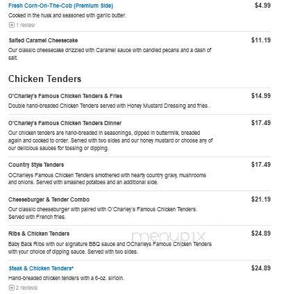 O'Charley's - Franklin, TN menu_pic