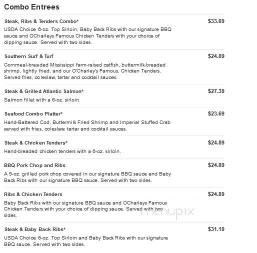 O'Charley's - Franklin, TN menu_pic