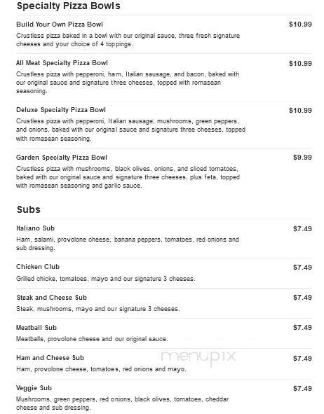 Marco's Pizza - Seneca, SC menu_pic
