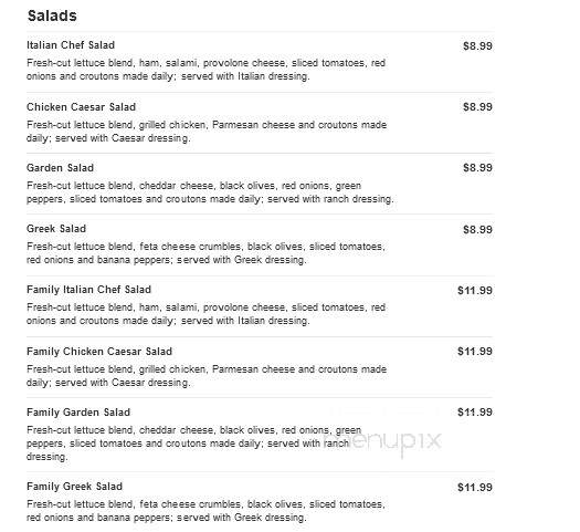 Marco's Pizza - Seneca, SC menu_pic