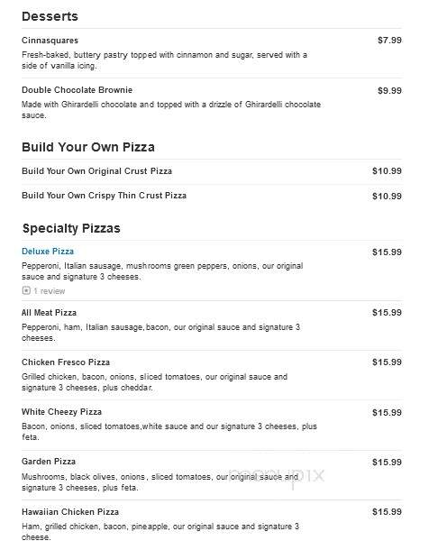 Marco's Pizza - Seneca, SC menu_pic