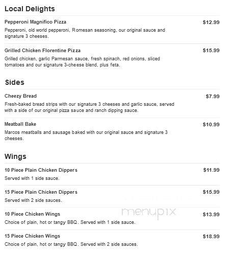 Marco's Pizza - Seneca, SC menu_pic