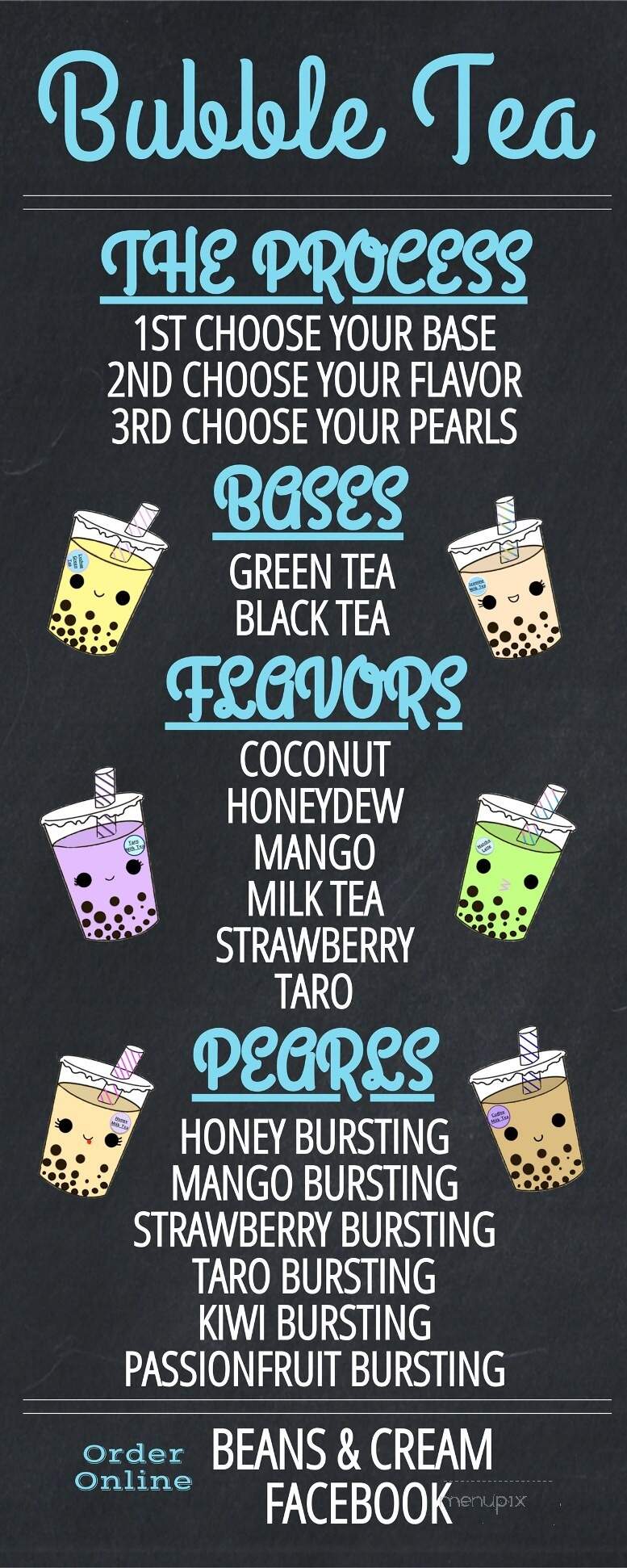 Beans & Cream - Lillington, NC menu_pic