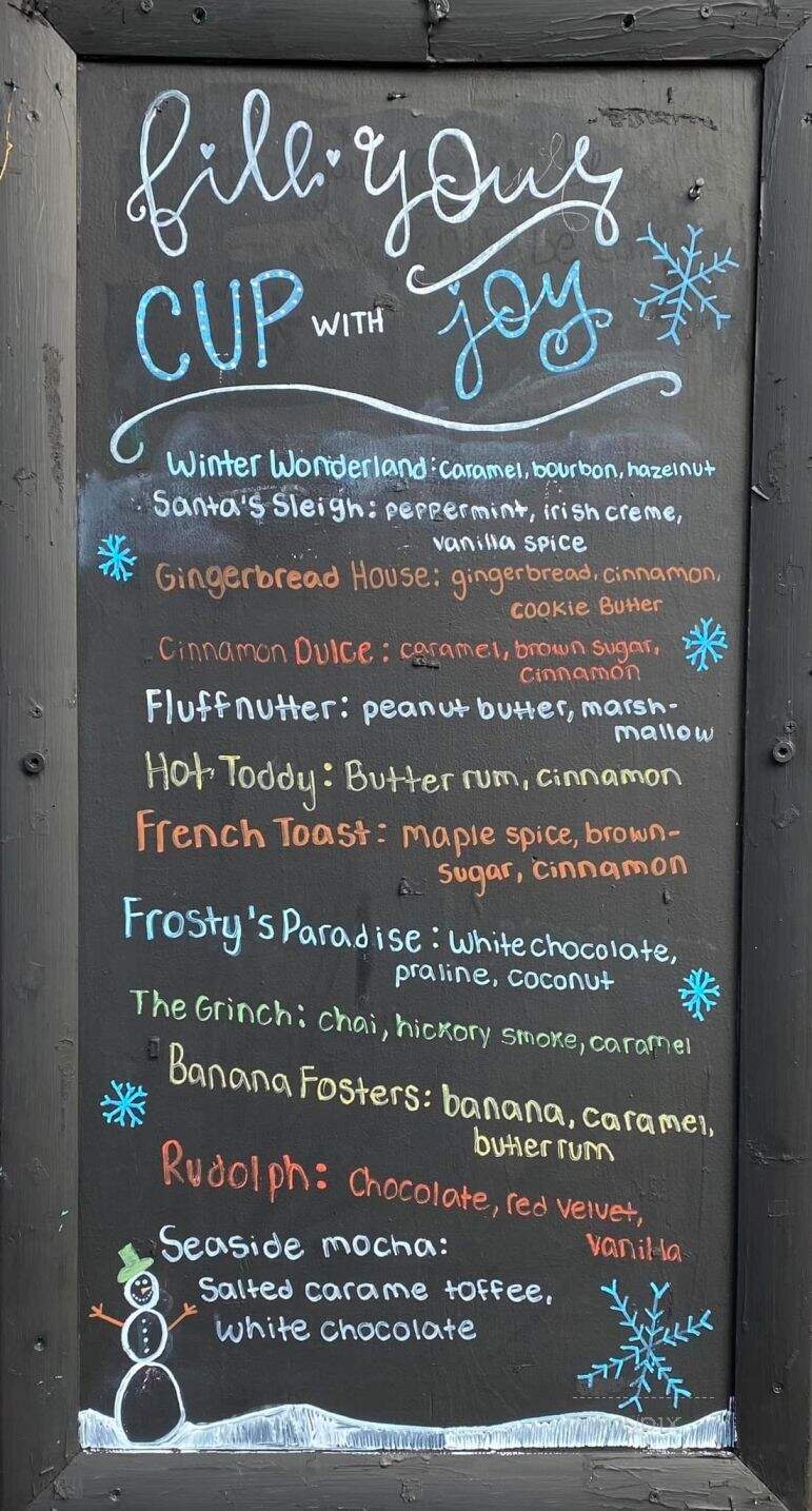 Beans & Cream - Lillington, NC menu_pic