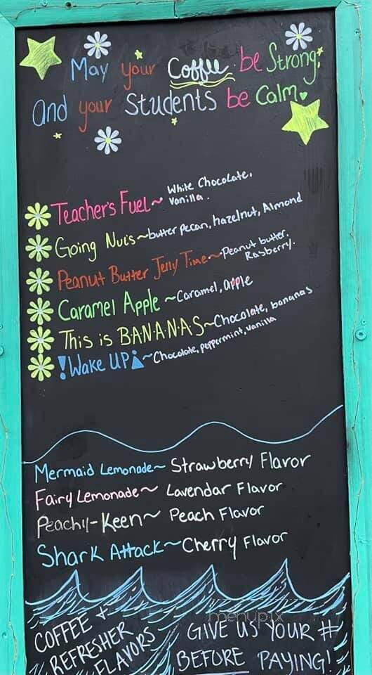 Beans & Cream - Lillington, NC menu_pic