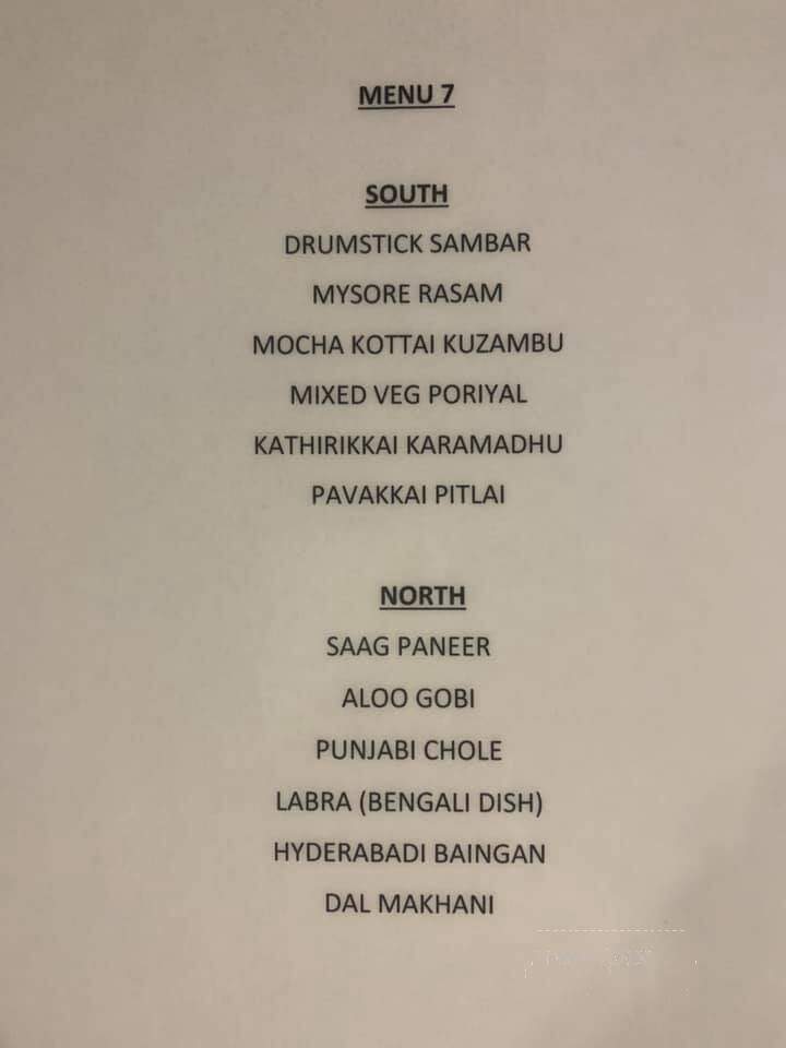 Mylapore - Roseville, CA menu_pic