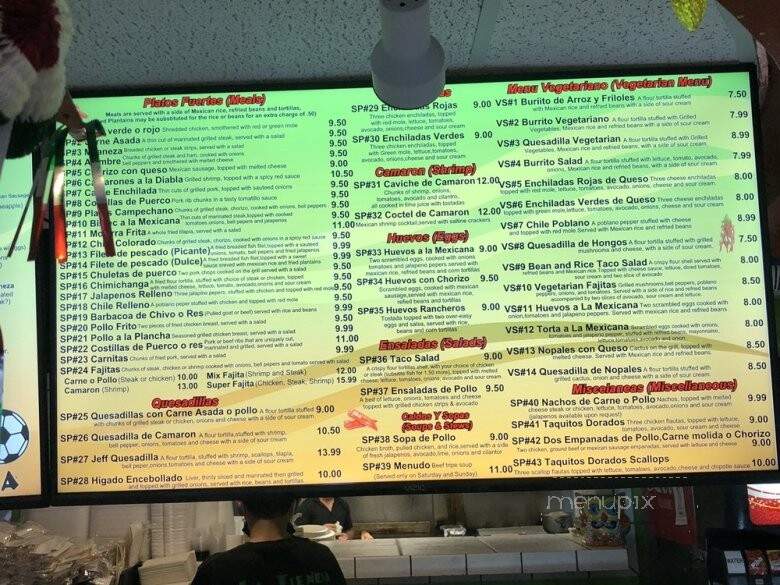 La Tienda Latina - Gainesville, FL menu_pic