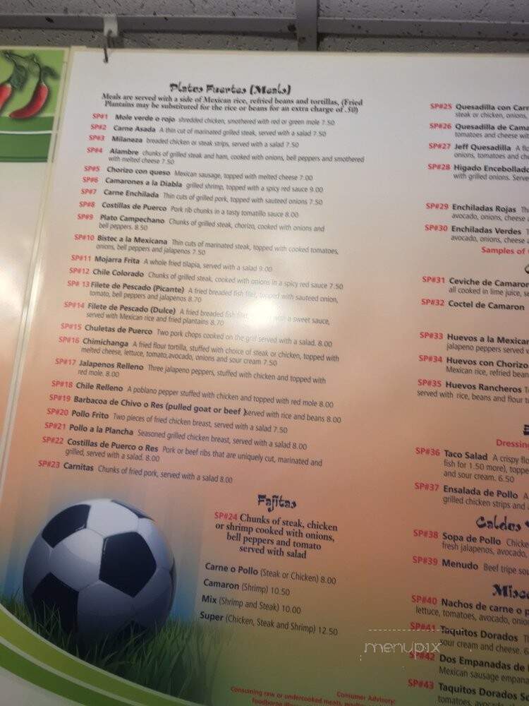La Tienda Latina - Gainesville, FL menu_pic