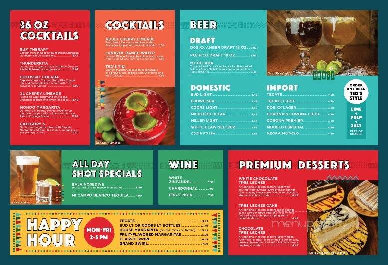 Ted's Cafe Escondido Edmond - Edmond, OK menu_pic