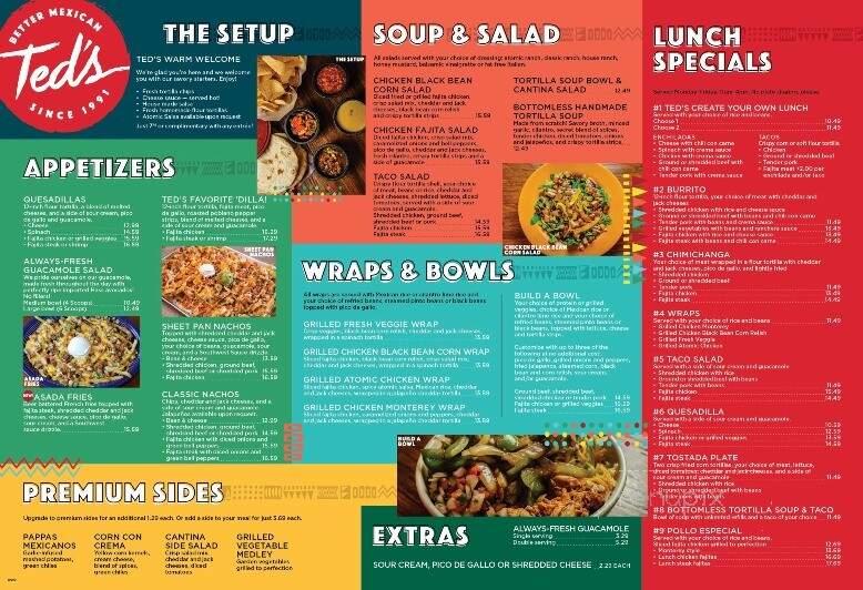 Ted's Cafe Escondido Edmond - Edmond, OK menu_pic