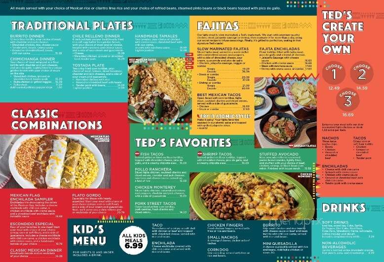 Ted's Cafe Escondido Edmond - Edmond, OK menu_pic